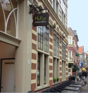 The delightful Hofje Zonder Zorgen in Haarlem's Grote Houtstraat