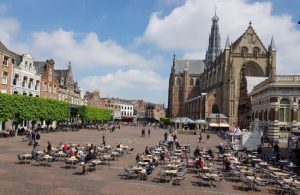 Haarlem's Grote Markt and the Vleeshal, now home to the Frans Hals Museum